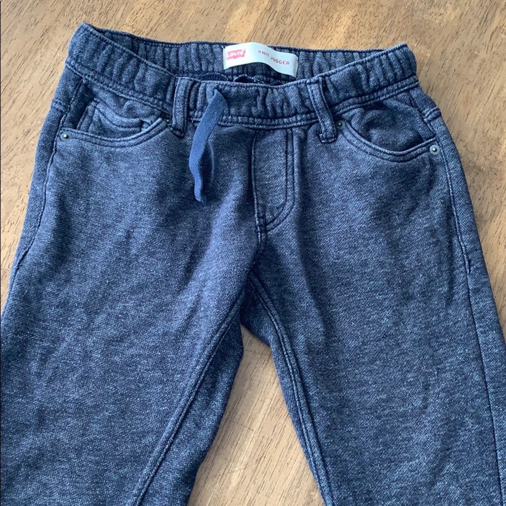 Faux Jean knit Joggers